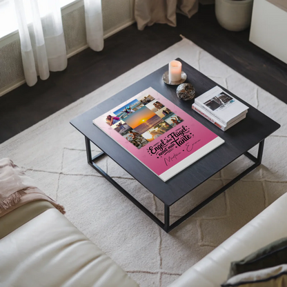 Personalisierbares Magnetposter Fotoboard mit 11 Fotos Bruder ist ein Engel Geschenk 3