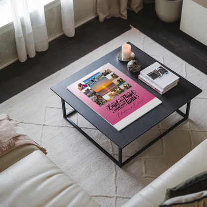 Personalisierbares Magnetposter Fotoboard mit 11 Fotos Bruder ist ein Engel Geschenk