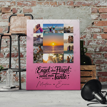 Personalisierte Fotocollage Großes Bild aus Vielen Kleinen mit 11 Fotos Bruder ist ein Engel 4