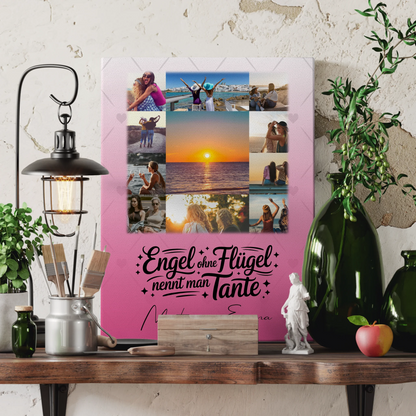 Personalisierte Fotocollage Großes Bild aus Vielen Kleinen mit 11 Fotos Bruder ist ein Engel 3