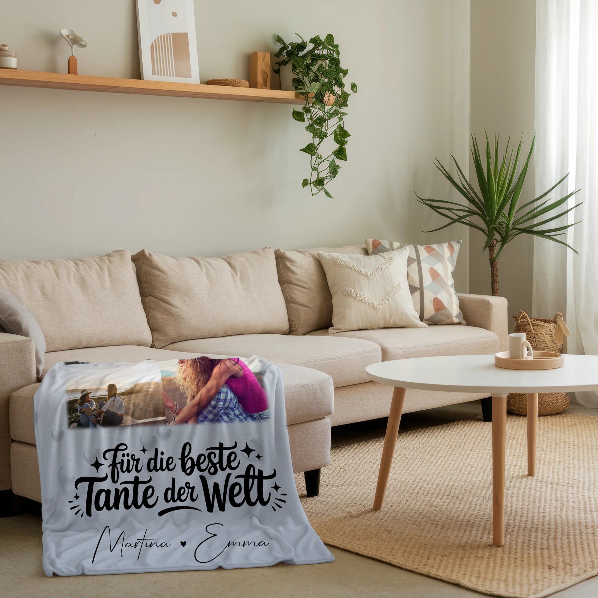 Personalisierte Decke Mit Namen 9 Fotos Für die beste Tante der Welt 4