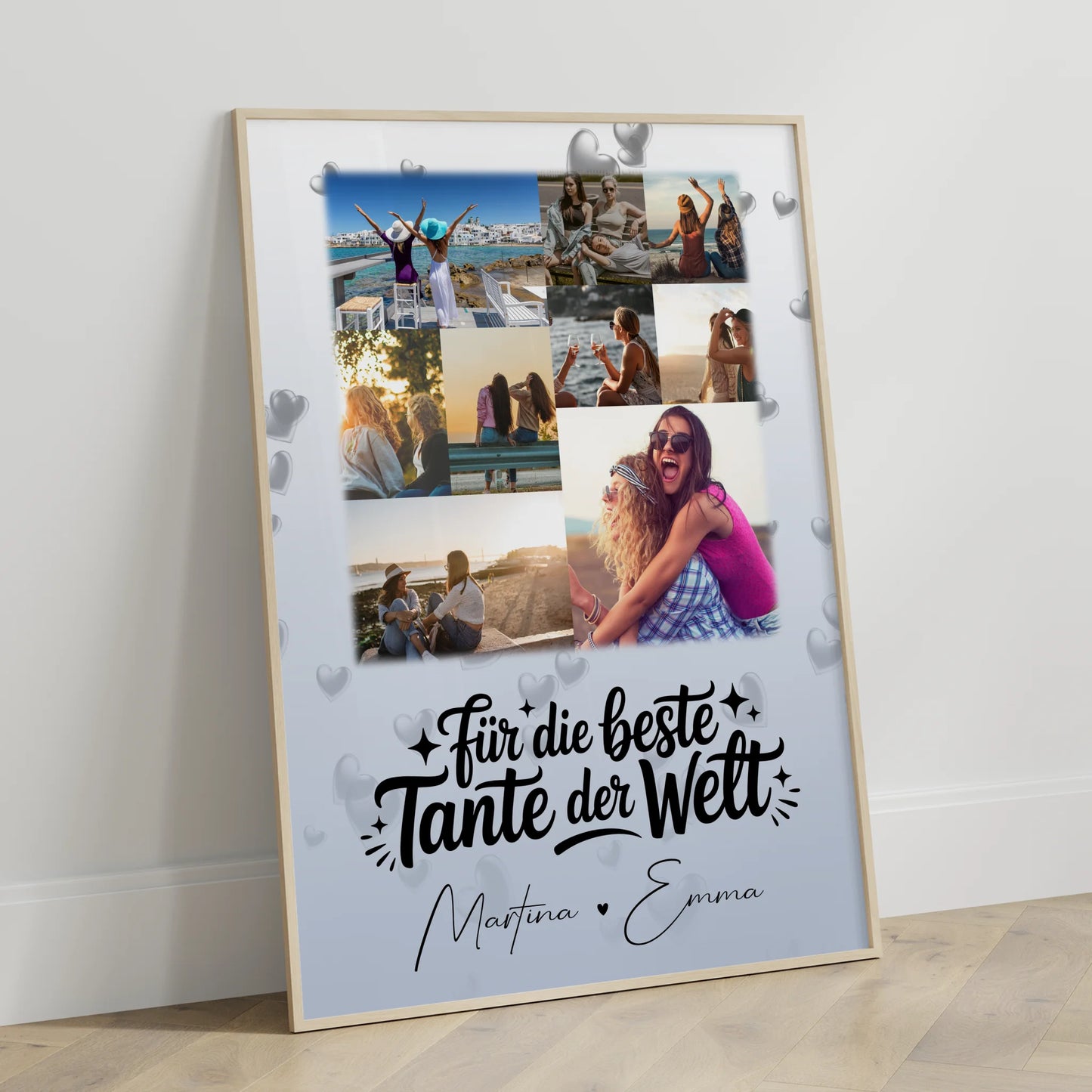 Fotocollage Großes Bild Aus Vielen Kleinen 9 Fotos Für Die Beste Tante Der Welt