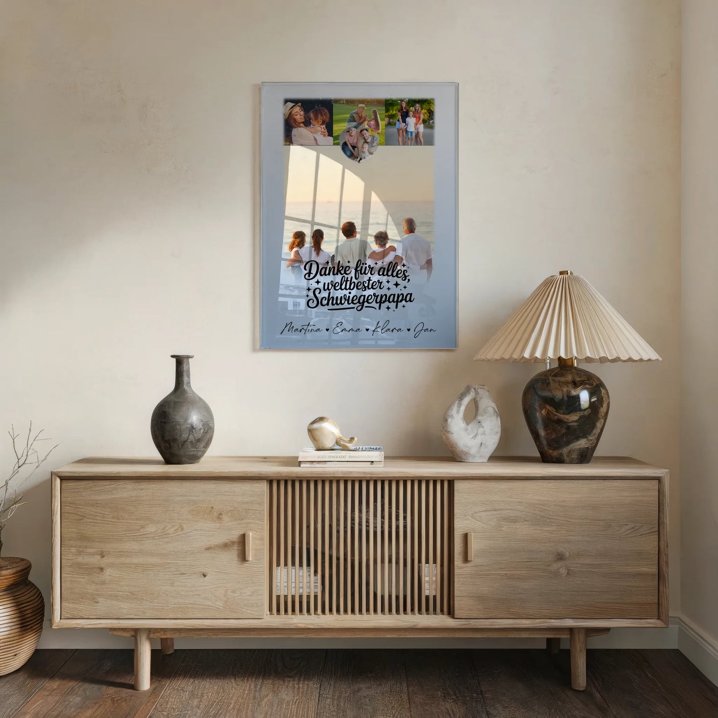 Acrylglas Mit Foto 4 Fotos und 1 Kleines Herz Foto Beste Nichte Danke für Alles