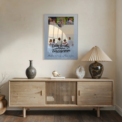 Acrylglas Mit Foto 4 Fotos und 1 Kleines Herz Foto Beste Nichte Danke für Alles