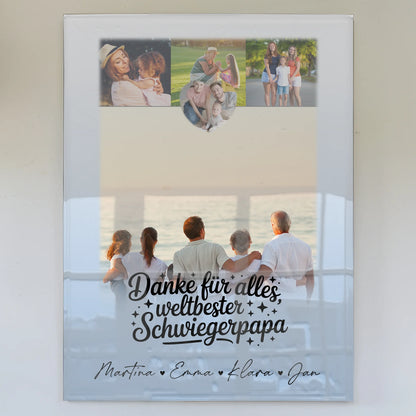 Acrylglas Mit Foto 4 Fotos und 1 Kleines Herz Foto Beste Nichte Danke für Alles