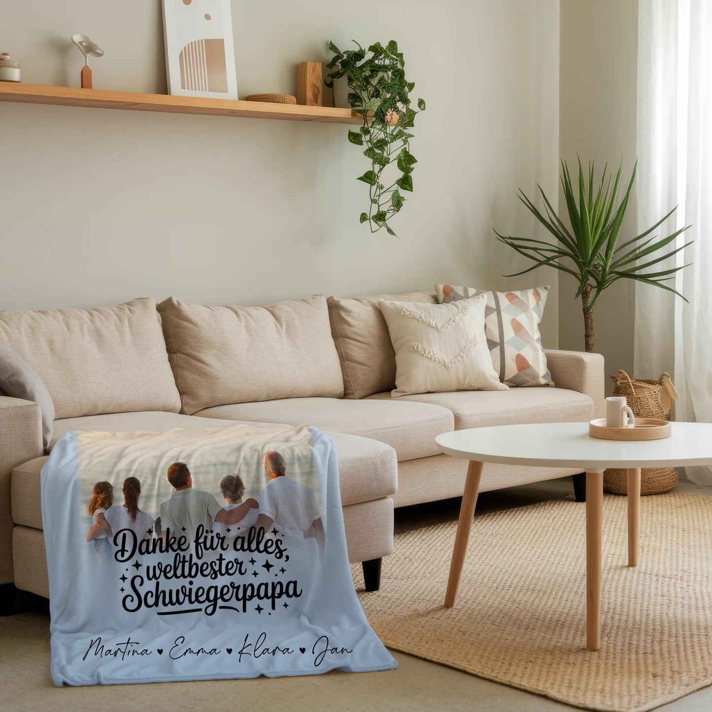 Kuscheldecke Mit Namen Und Motiv 4 Fotos Und 1 Kleines Herz Foto Beste Nichte Danke Für Alles 4
