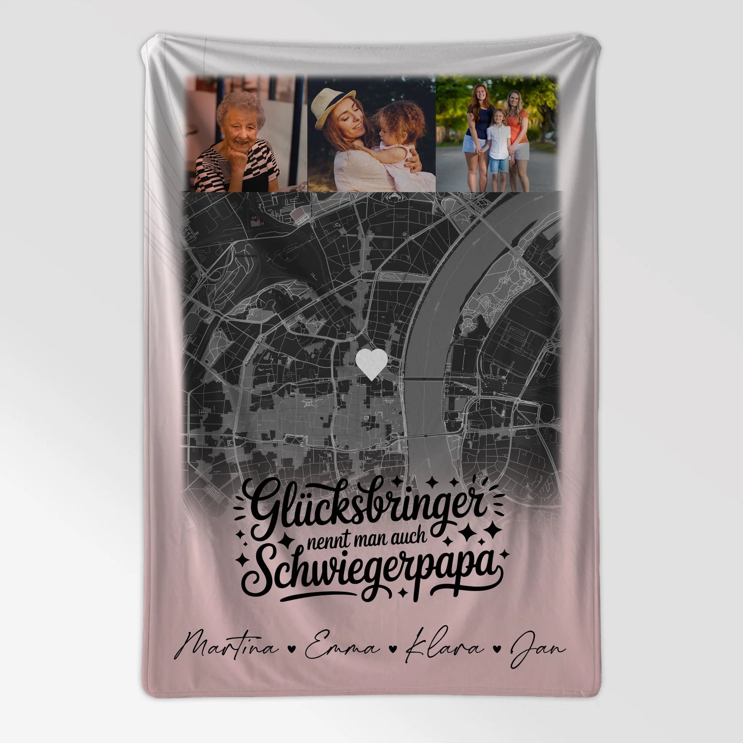 Kuscheldecke Mit Namen Und Motiv 4 Fotos Und Karte Glücksbringer Bruder 7
