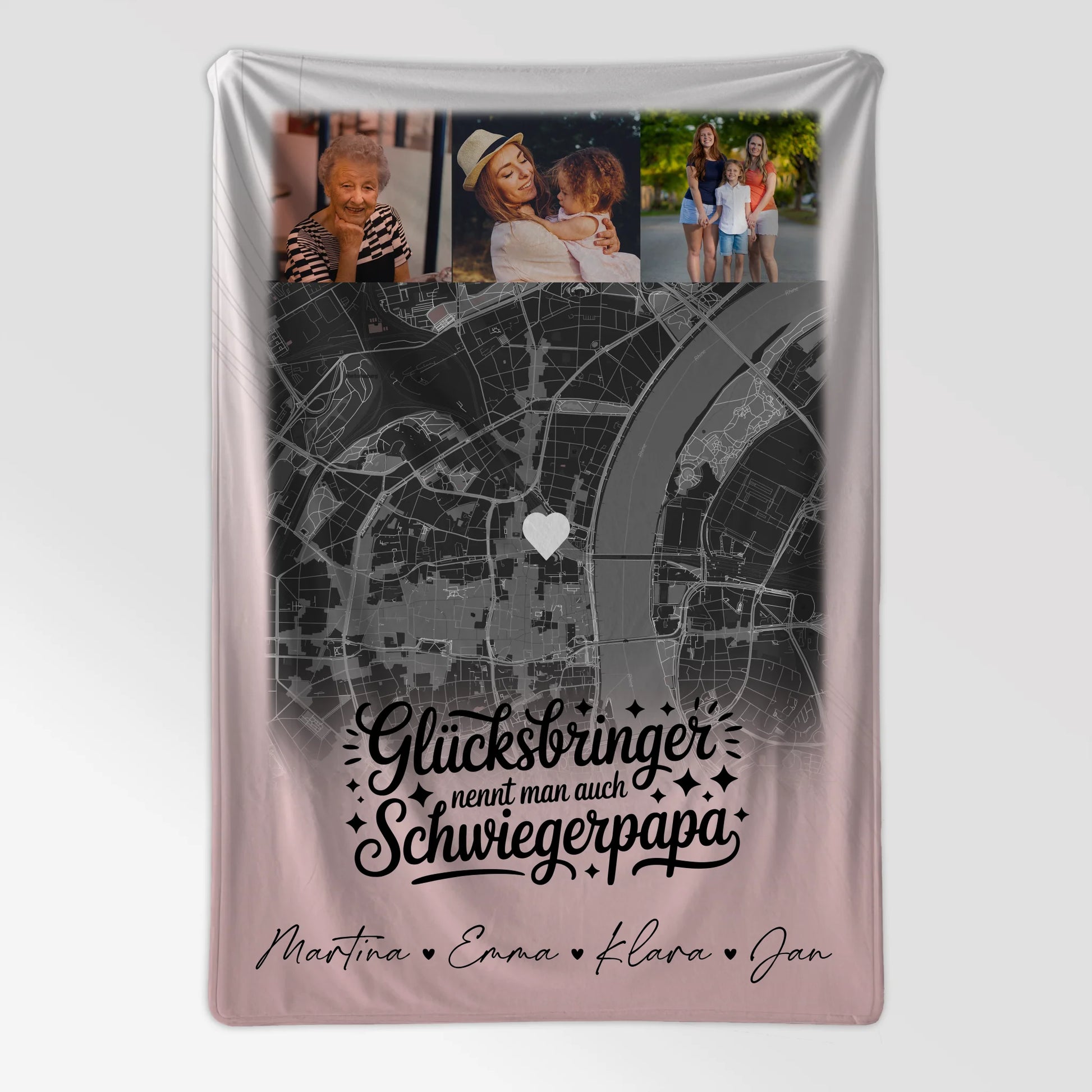 Kuscheldecke Mit Namen Und Motiv 4 Fotos Und Karte Glücksbringer Bruder 7