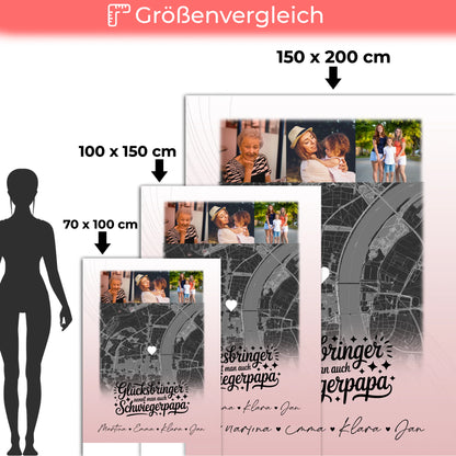 Kuscheldecke Mit Namen Und Motiv 4 Fotos Und Karte Glücksbringer Bruder 5