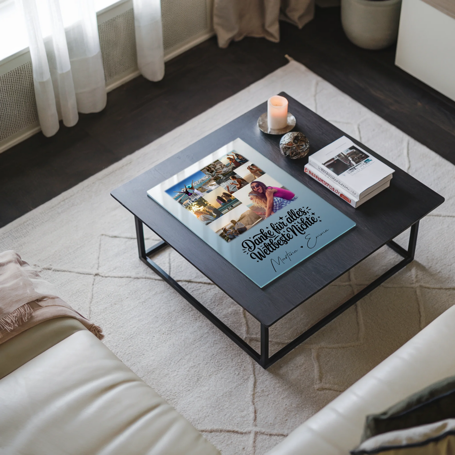 Acrylglas Mit Foto 9 Fotos Beste Nichte Danke Für Alles personalisiertes Geschenk