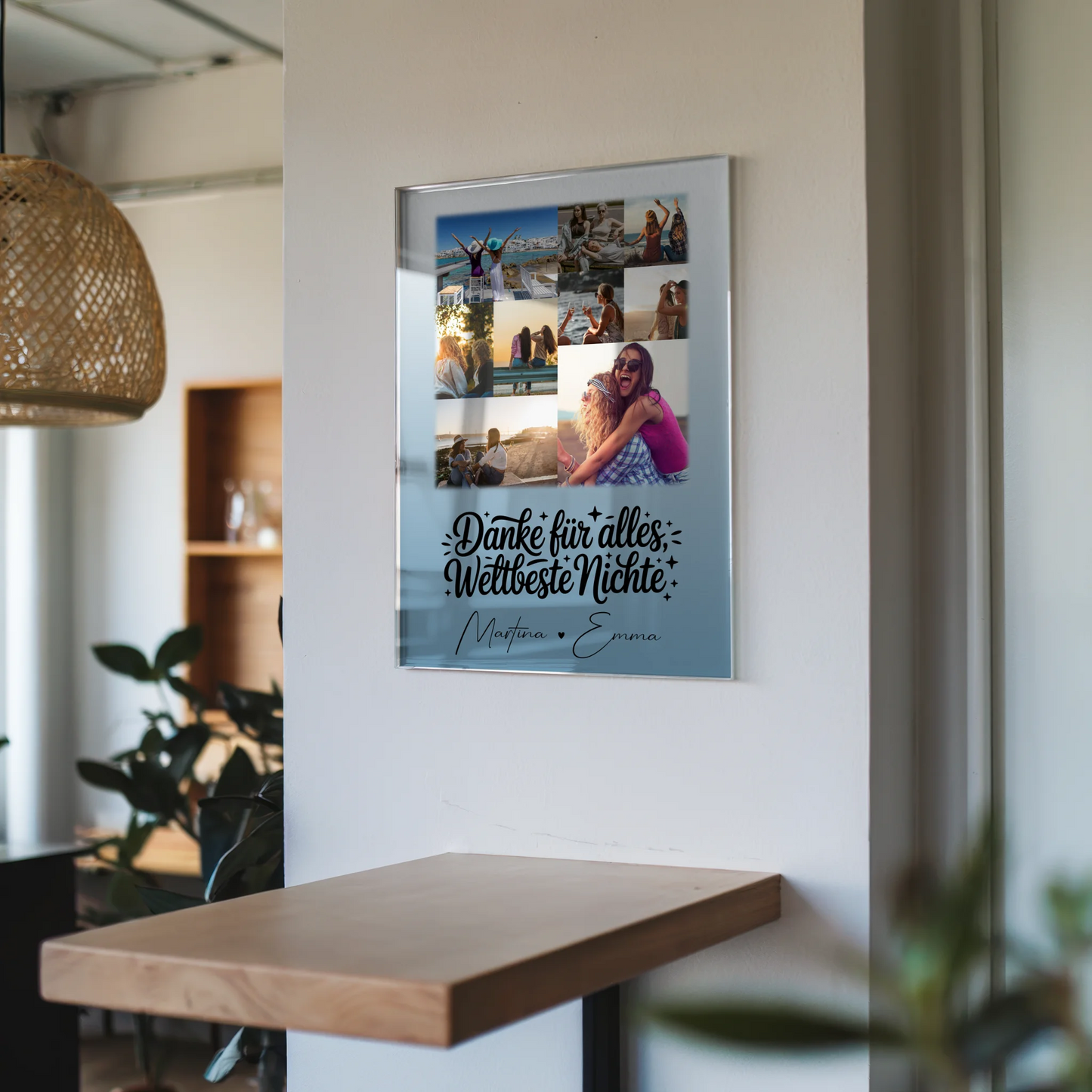 Acrylglas Mit Foto 9 Fotos Beste Nichte Danke Für Alles personalisiertes Geschenk