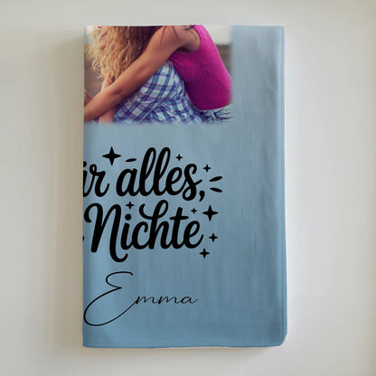 Personalisierte Decke Mit Namen mit 9 Fotos für die Beste Nichte Danke Für Alles 6