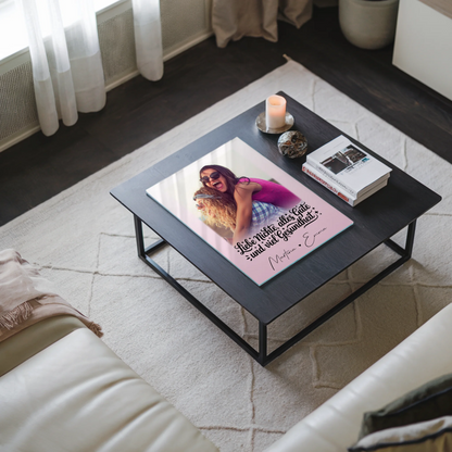 Personalisierte Foto Acrylglas Collage mit 1 Foto für Alles Liebe Gesundheit Nichte Geschenk