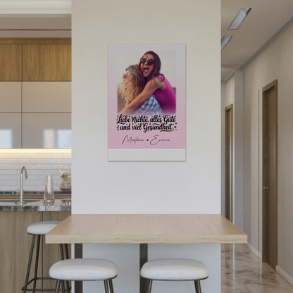Personalisierter Magnet Poster mit 1 Foto Alles Liebe Gesundheit Nichte Geschenk 2