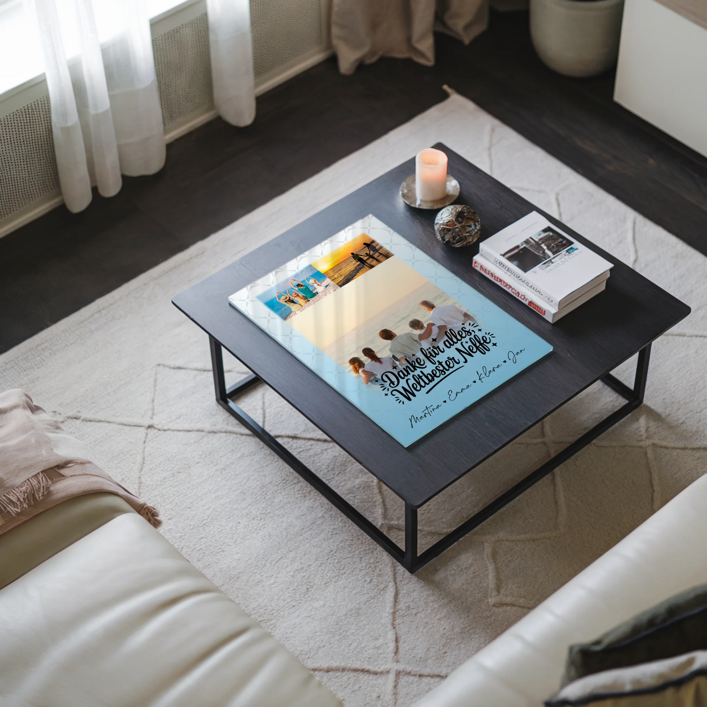 Acrylglas Mit Foto 3 Fotos Beste Nichte Danke Für Alles personalisiertes Geschenk