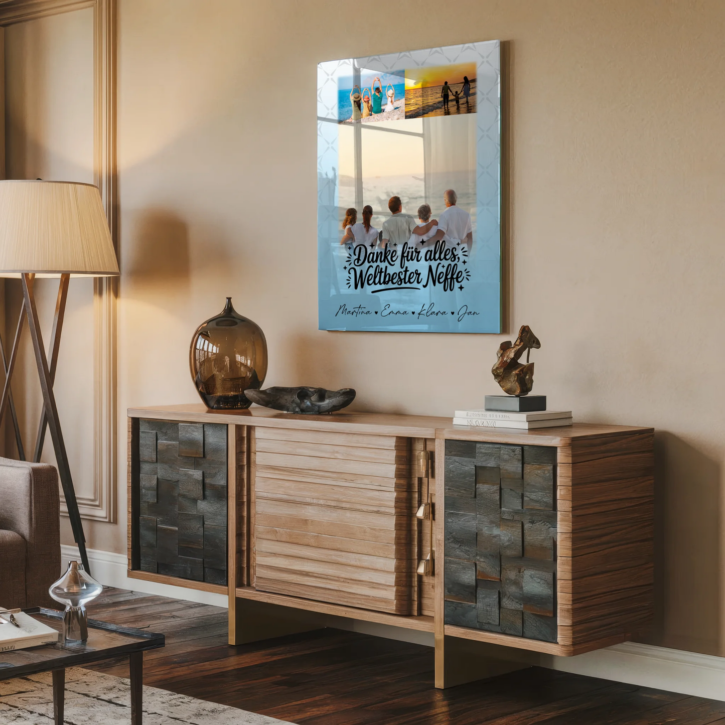 Acrylglas Mit Foto 3 Fotos Beste Nichte Danke Für Alles personalisiertes Geschenk