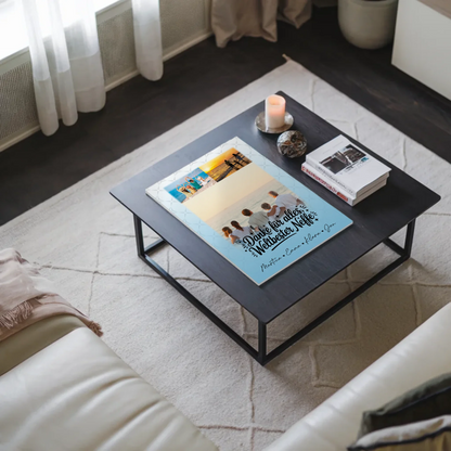 Personalisierte Fotoboard Magnet Wandbild mit 3 Fotos für die beste Nichte danke für alles 9