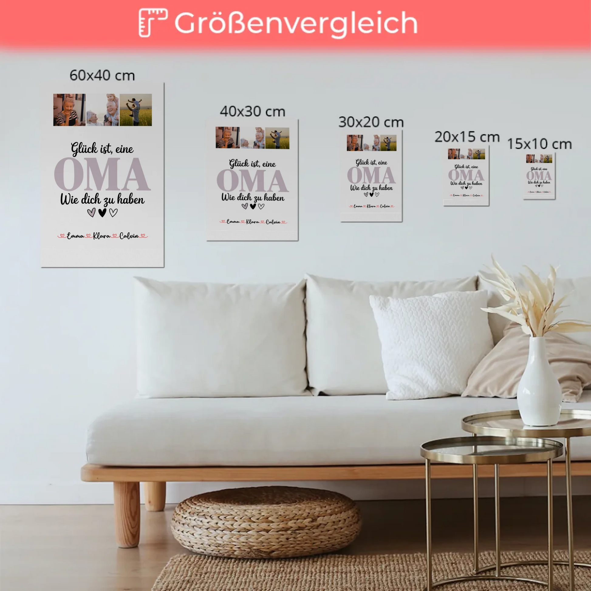 Personalisierte Oma Plakat Fotocollage Oma Glück Ist eine Oma Wie Dich Zu Haben Geschenk 6