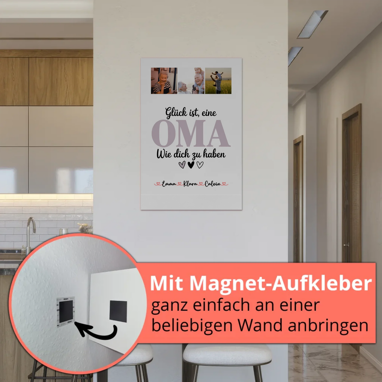 Oma Plakat Fotocollage Oma Glück Ist eine Oma Wie Dich Zu Haben personalisiertes Geschenk Poster