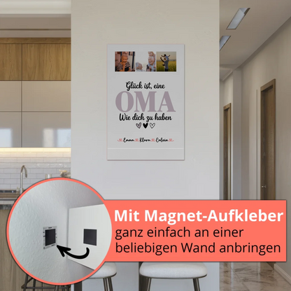Oma Plakat Fotocollage Oma Glück Ist eine Oma Wie Dich Zu Haben personalisiertes Geschenk Poster