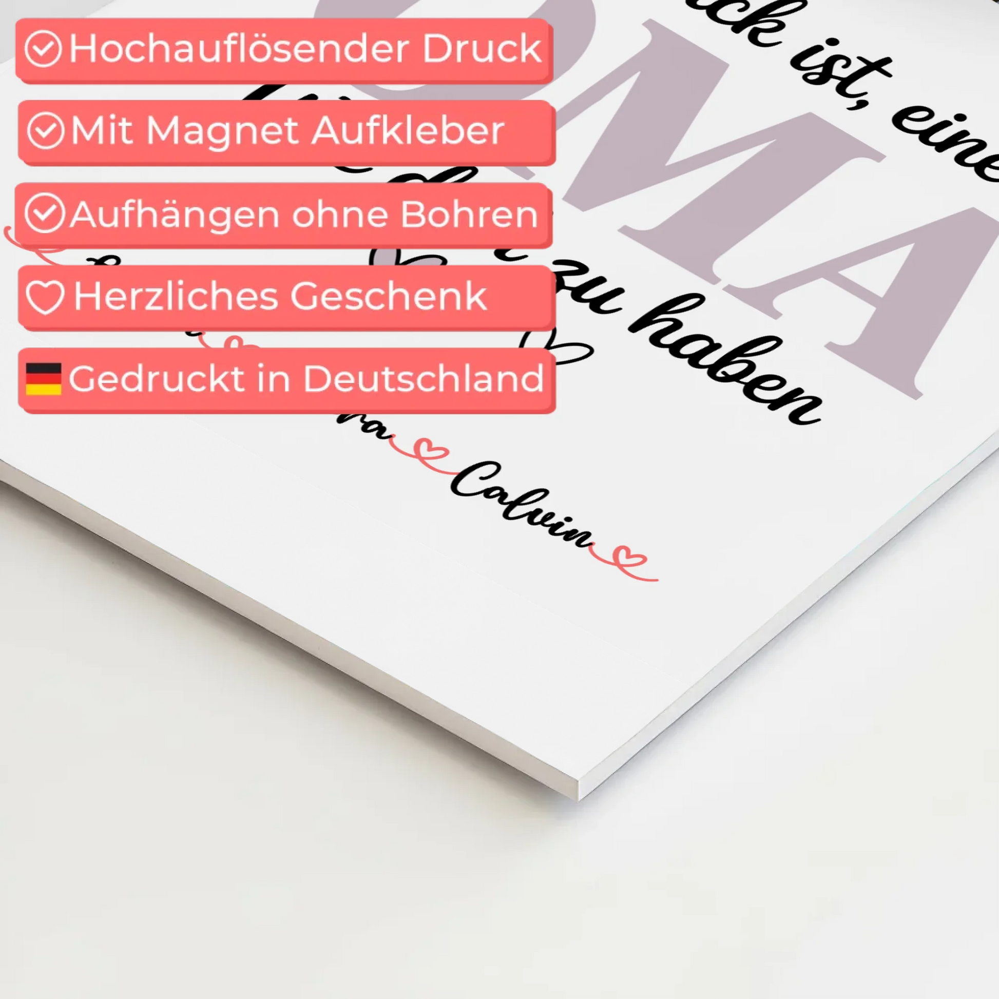 Personalisierte Oma Plakat Fotocollage Oma Glück Ist eine Oma Wie Dich Zu Haben Geschenk 4