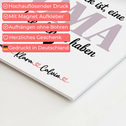 Personalisierte Oma Plakat Fotocollage Oma Glück Ist eine Oma Wie Dich Zu Haben Geschenk 10