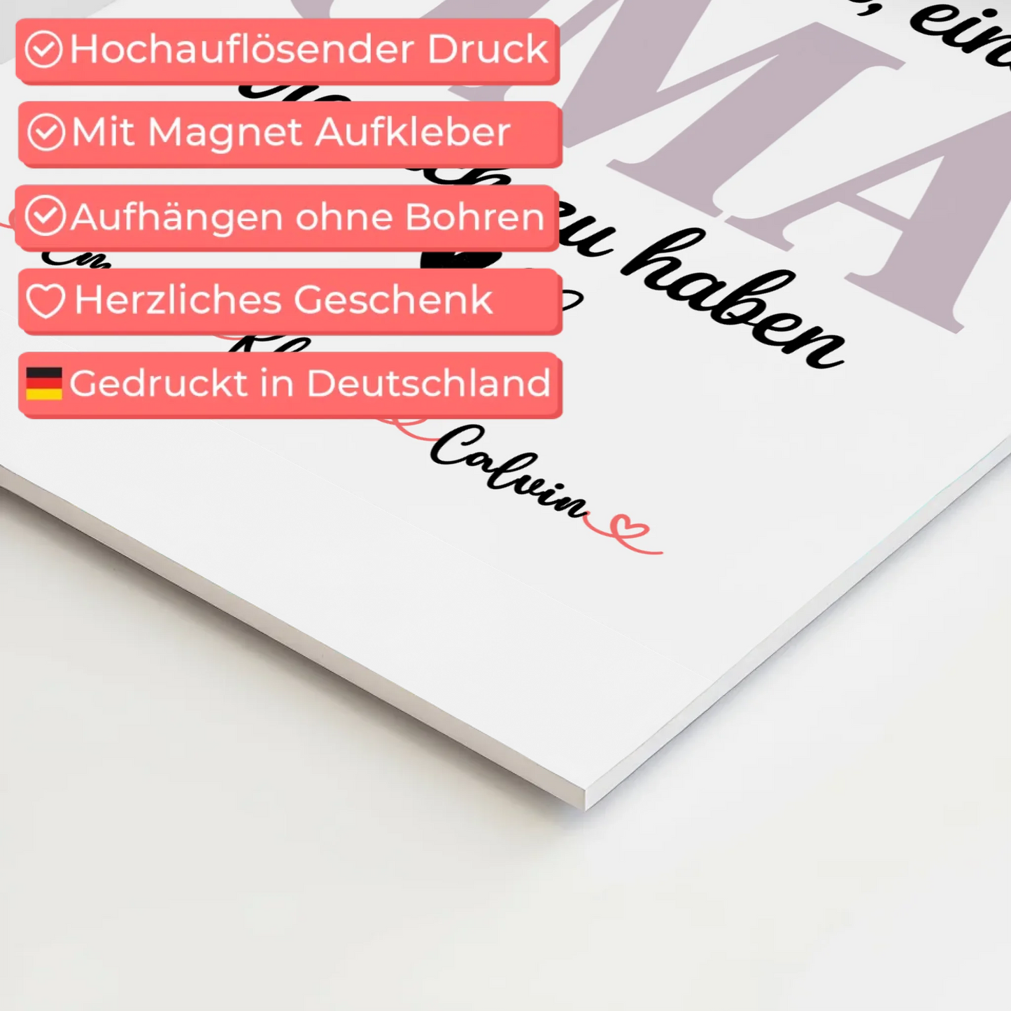 Oma Plakat Fotocollage Oma Glück Ist eine Oma Wie Dich Zu Haben personalisiertes Geschenk Poster