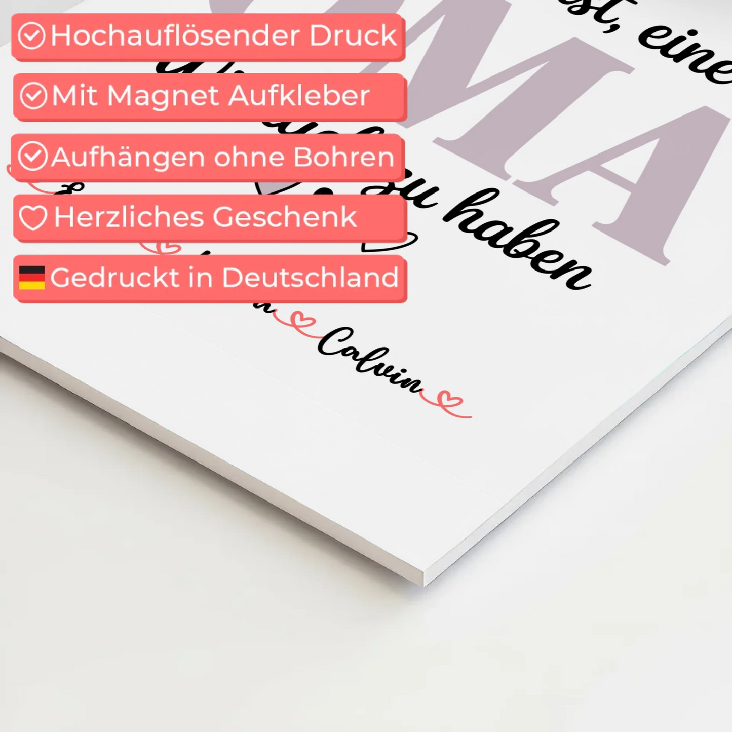 Oma Plakat Fotocollage Oma Glück Ist eine Oma Wie Dich Zu Haben personalisiertes Geschenk Poster