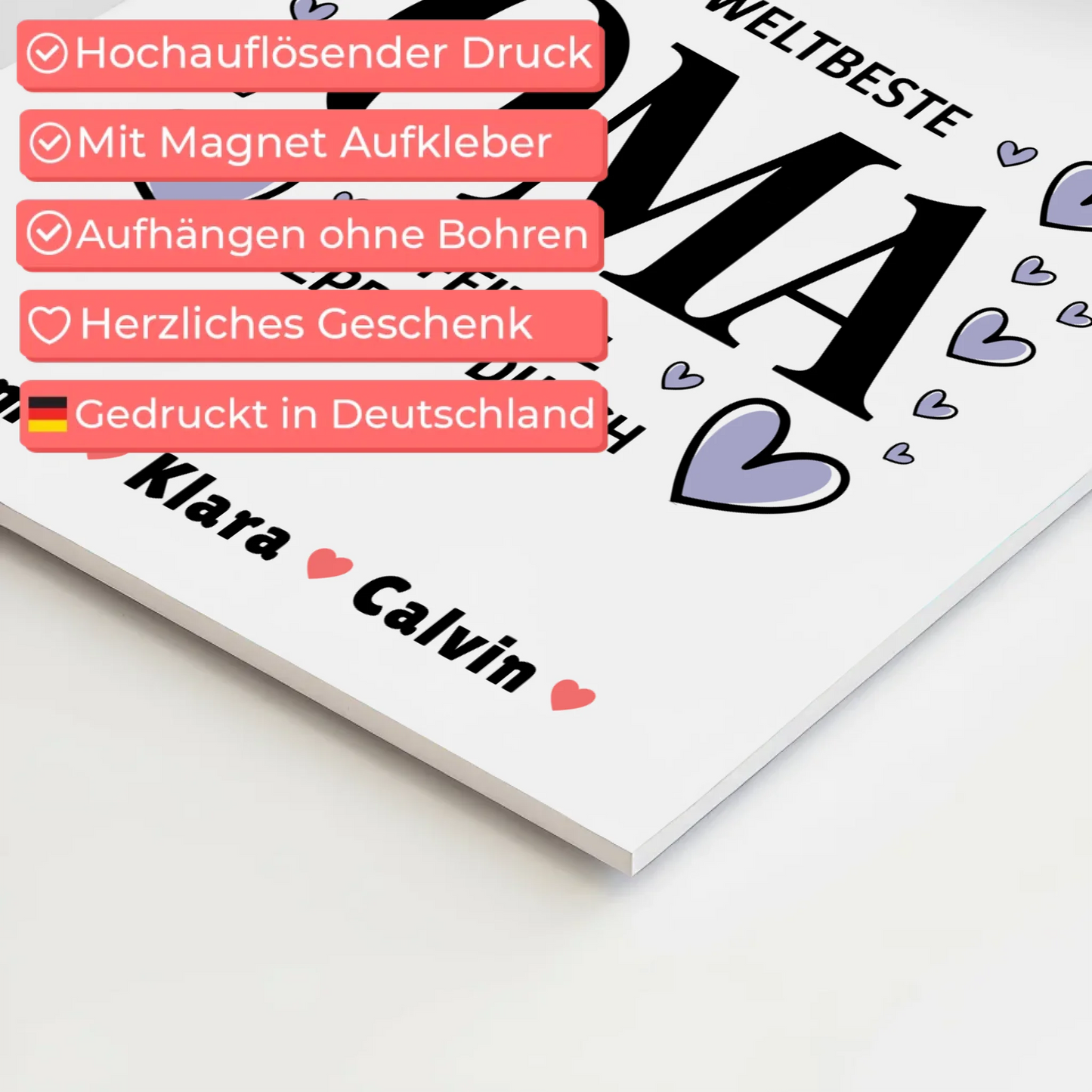 Oma Plakat Weltbeste Oma Offiziell Geprüft Durch Oma Fotocollage Geschenk 10