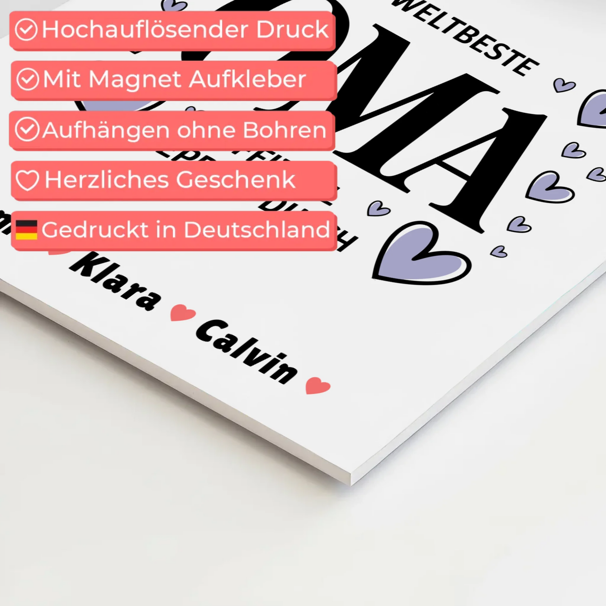 Oma Plakat Weltbeste Oma Offiziell Geprüft Durch Oma Fotocollage Geschenk 10