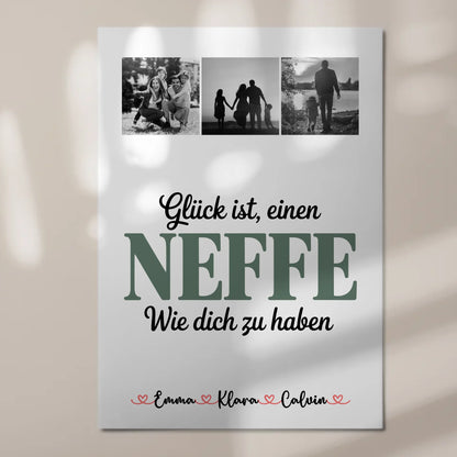 Magnetposter Fotoboard Geschenk Fotocollage Neffe - Glück Ist Einen Neffe Wie Dich Zu Haben 7