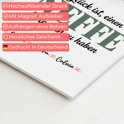 Magnetposter Fotoboard Geschenk Fotocollage Neffe - Glück Ist Einen Neffe Wie Dich Zu Haben 4