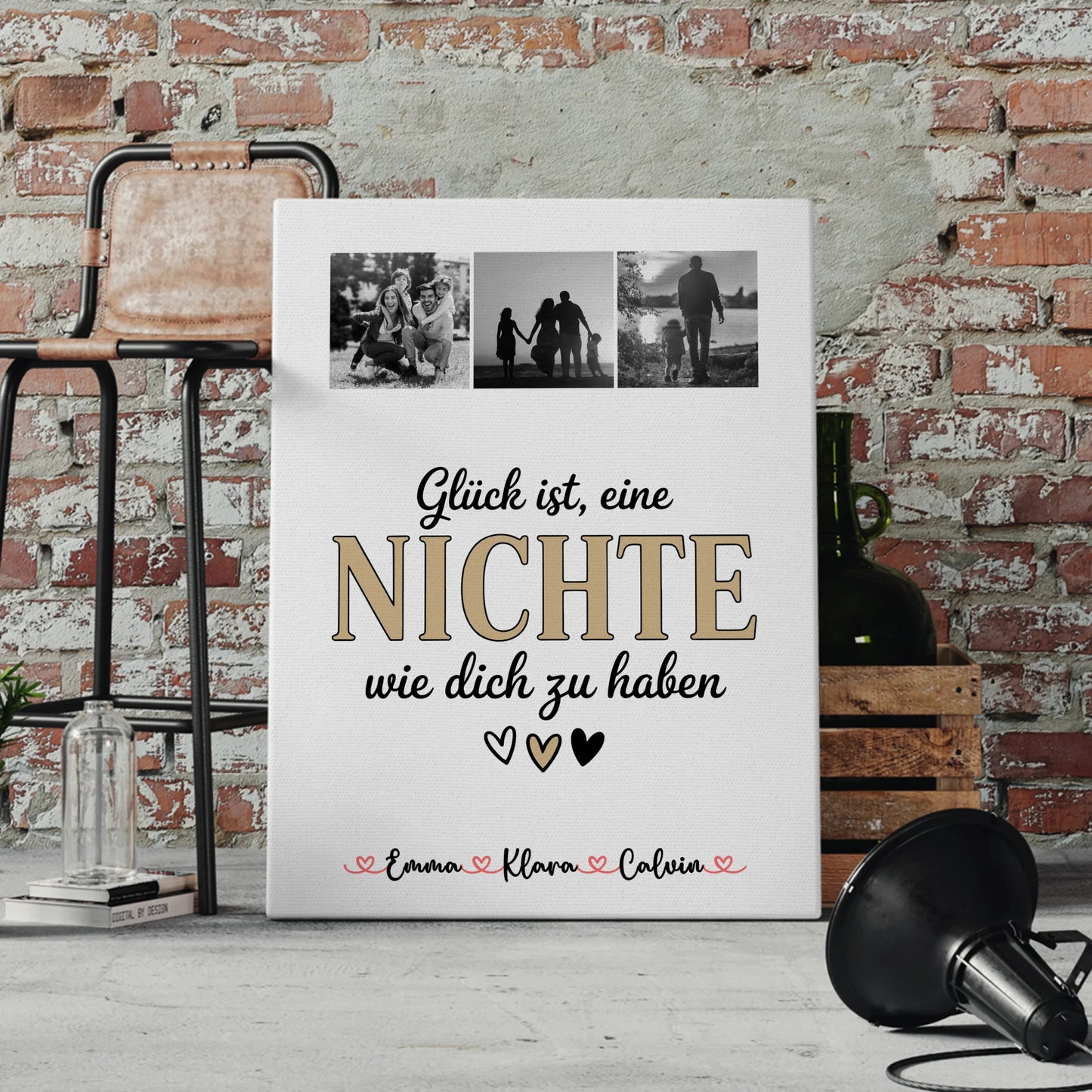 Fotocollage Großes Bild Aus Vielen Kleinen Fotocollage für Nichte Glück Ist eine Nichte Wie Dich Zu Haben 4