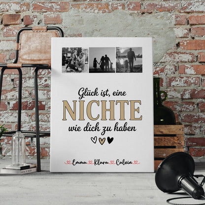 Fotocollage Großes Bild Aus Vielen Kleinen Fotocollage für Nichte Glück Ist eine Nichte Wie Dich Zu Haben 4