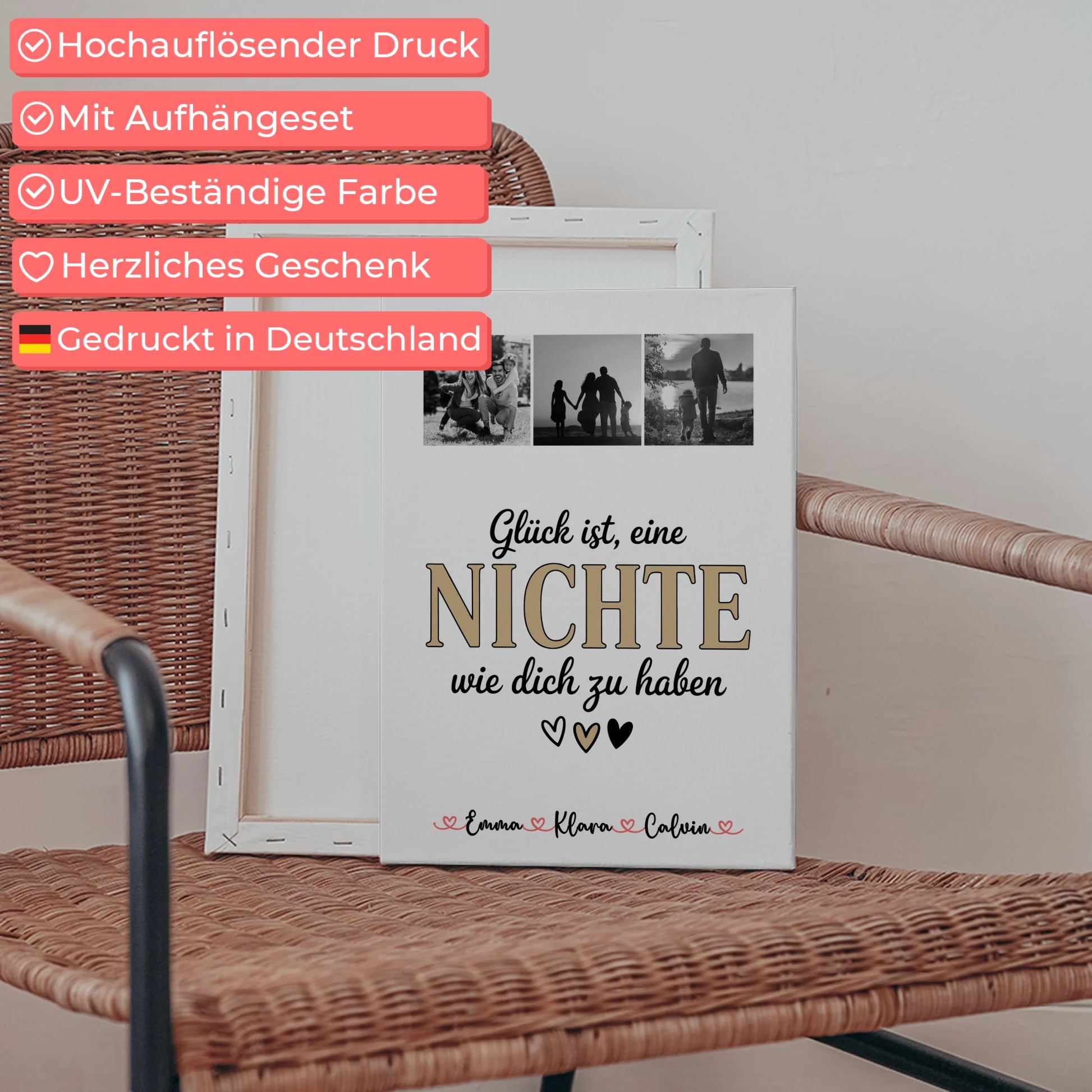 Fotocollage Großes Bild Aus Vielen Kleinen Fotocollage für Nichte Glück Ist eine Nichte Wie Dich Zu Haben 5