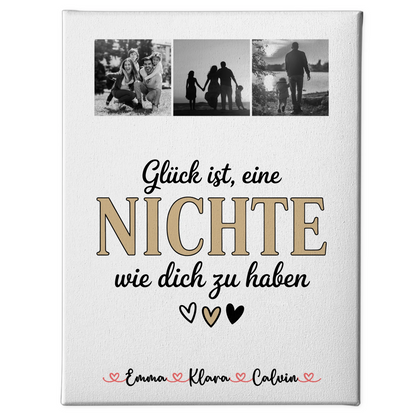 Fotocollage Großes Bild Aus Vielen Kleinen Fotocollage für Nichte Glück Ist eine Nichte Wie Dich Zu Haben 1
