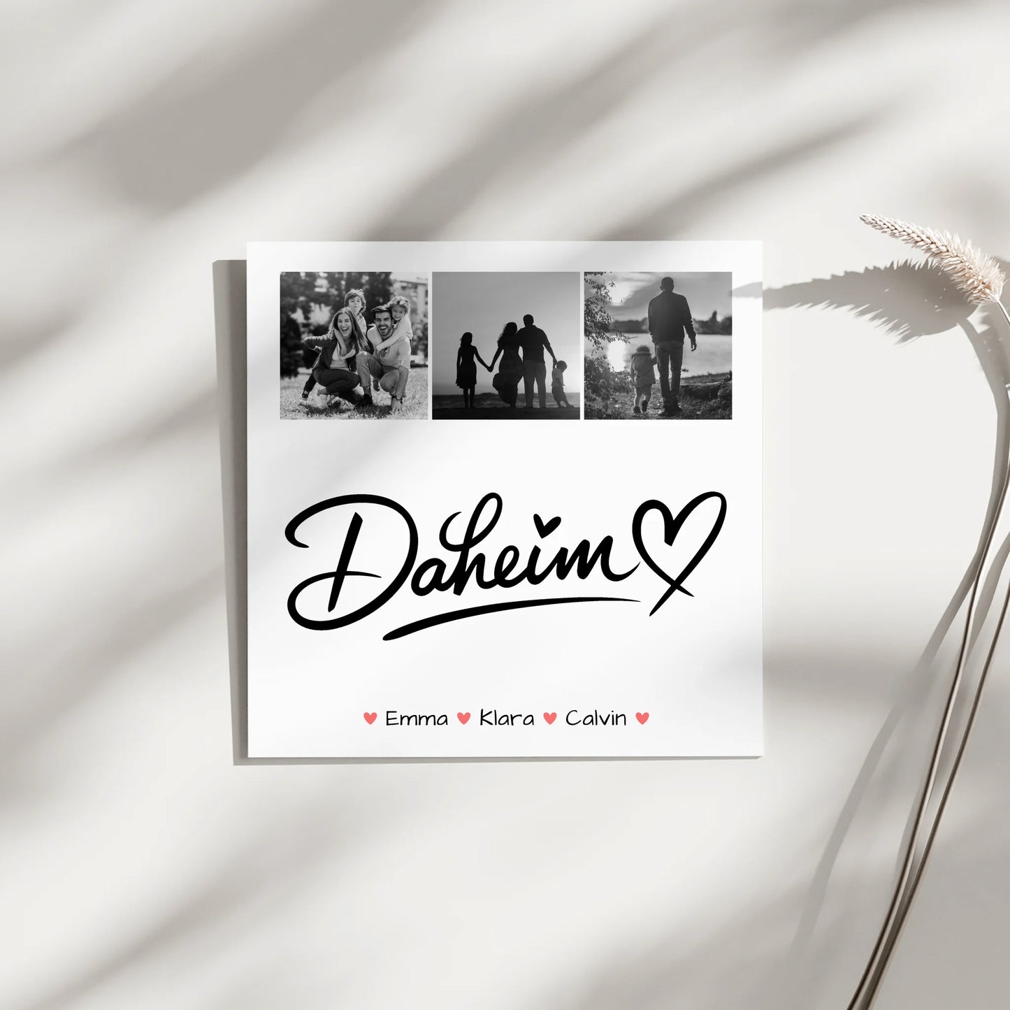 Wandbild Familie Personalisiert Fotocollage Familie Für Dein Daheim 3