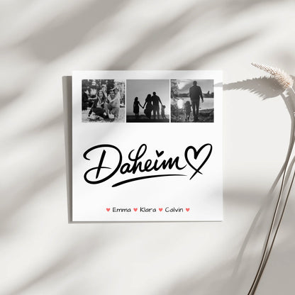 Wandbild Familie Personalisiert Fotocollage Familie Für Dein Daheim 3