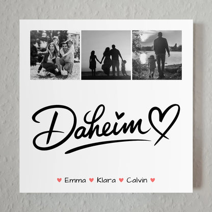 Wandbild Familie Personalisiert Fotocollage Familie Für Dein Daheim 7