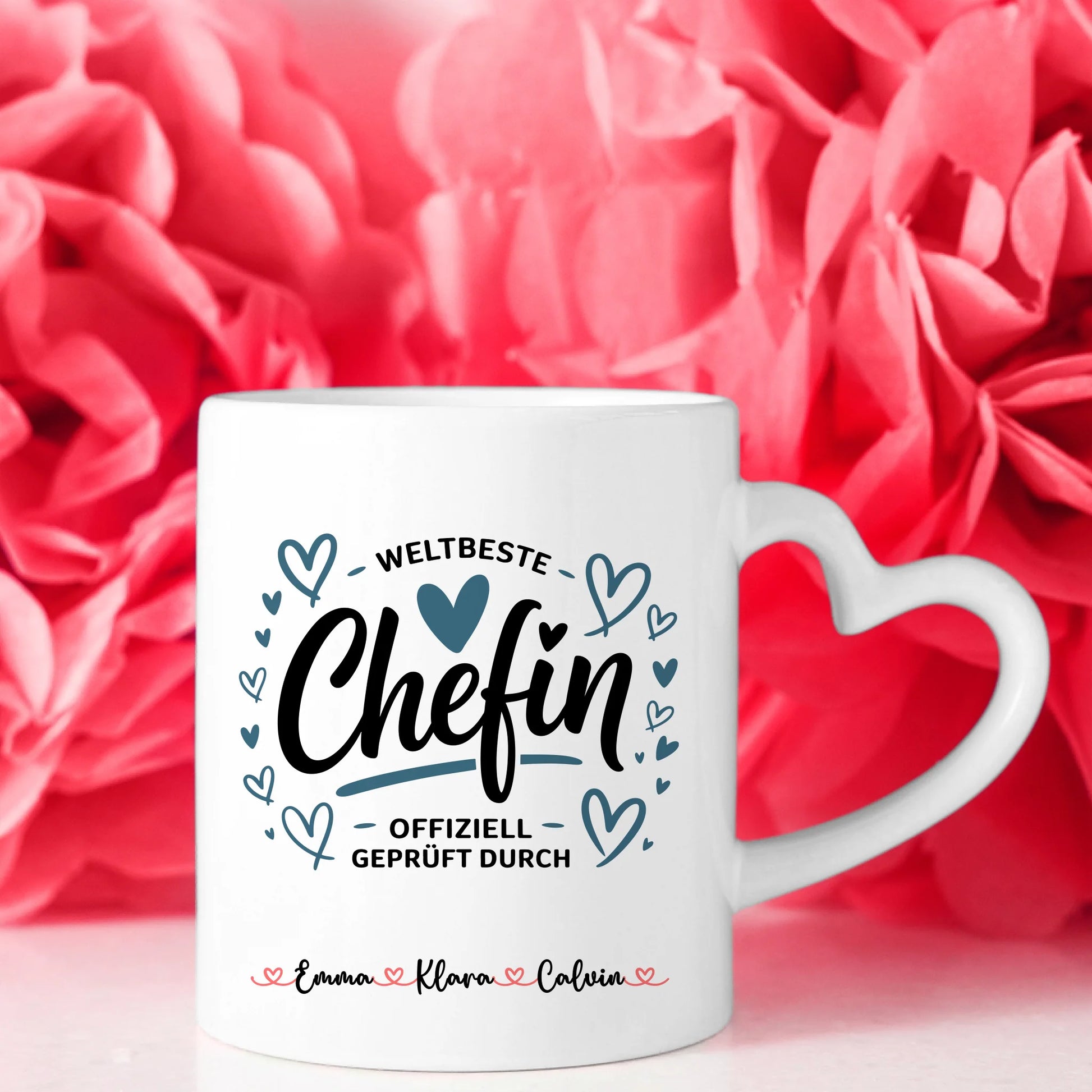 Personalisierte Tasse Mit Namen Geschenk für Chefin Büro Kaffeetasse 8