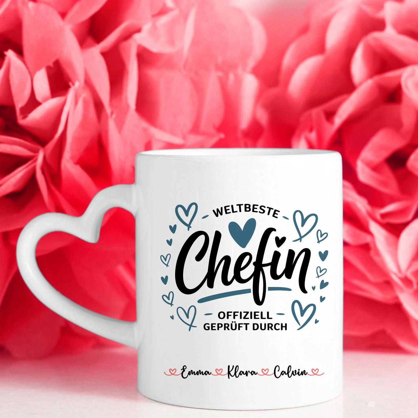 Personalisierte Tasse Mit Namen Geschenk für Chefin Büro Kaffeetasse 7