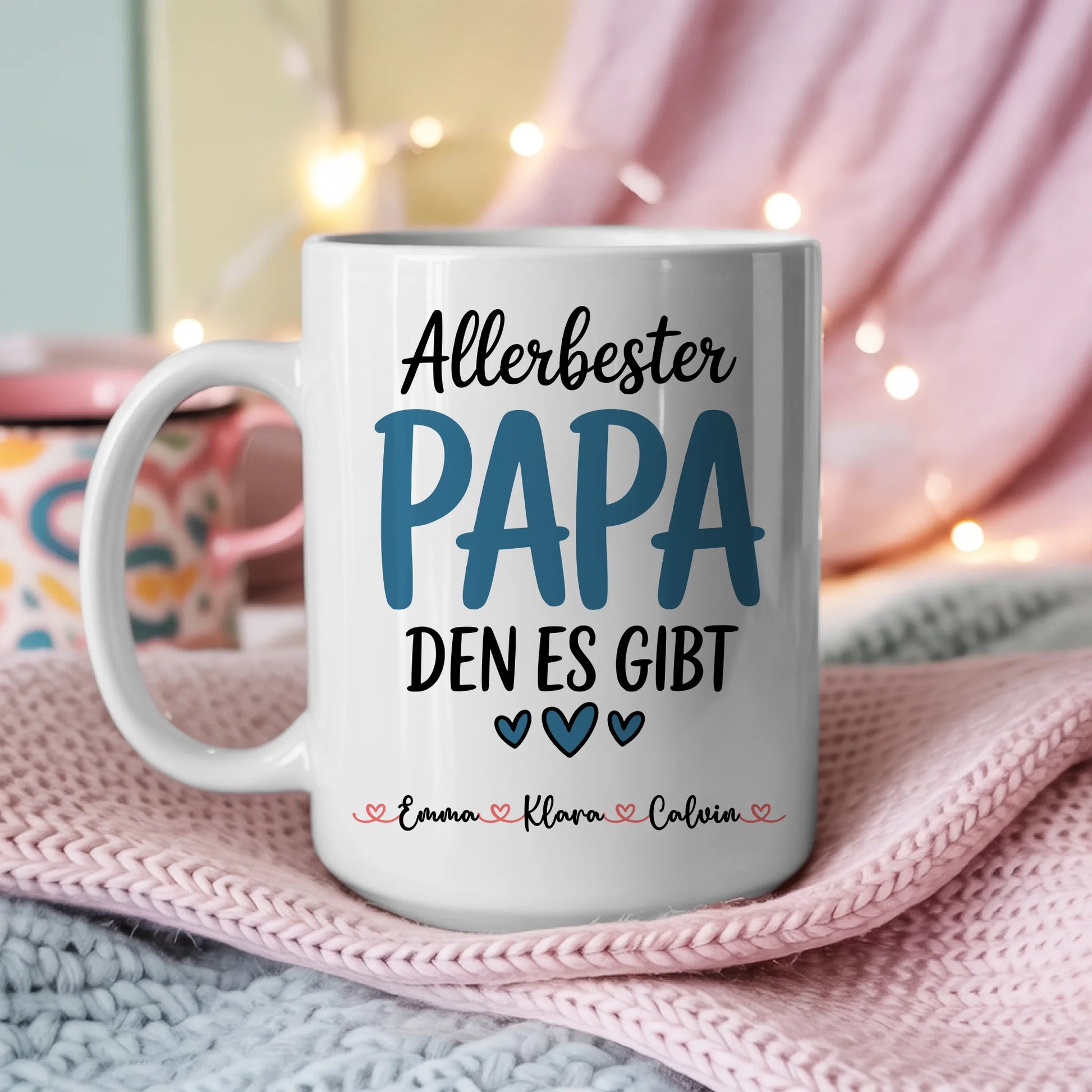 Tasse Vatertag Personalisiert mit Fotocollage Geschenk für Papa mit eigenem Bild 3