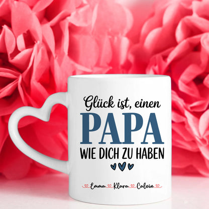 Vatertag Tasse Personalisierte Geschenkidee für Papa mit Wunschtext individuell gestalten 7