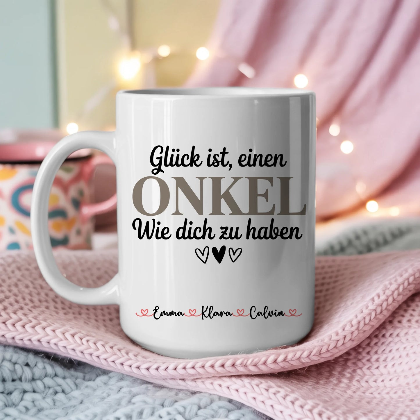 Tasse Mit Namen Und Spruch Onkel personalisiert mit Wunschtext Geschenkidee 3