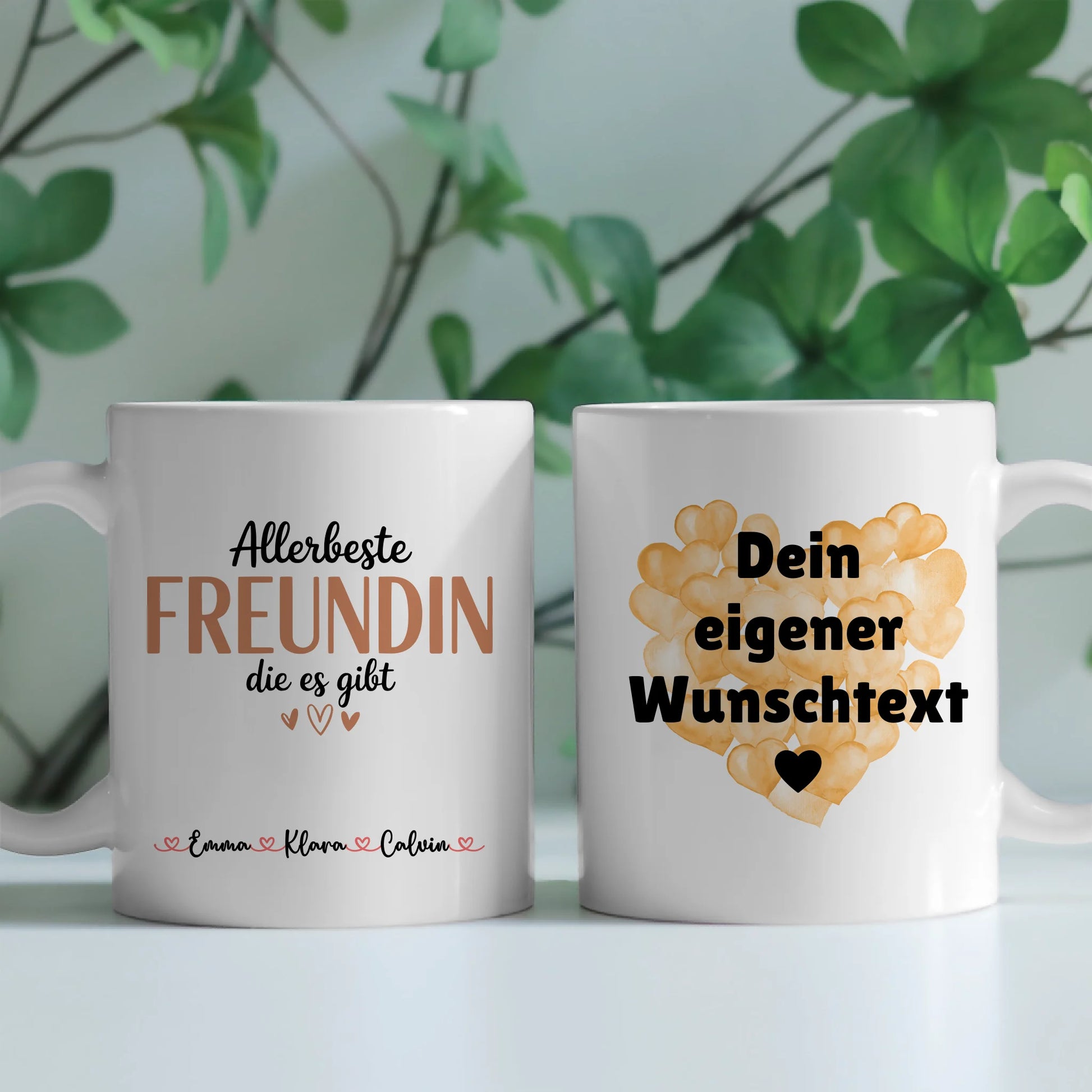 Beste Freundin Tasse Personalisiert Geschenk mit Wunschtext Freundschaft Tasse individuell 2