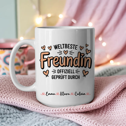 Beste Freundinnen Tasse personalisiertes Geschenk für die beste Freundin 3