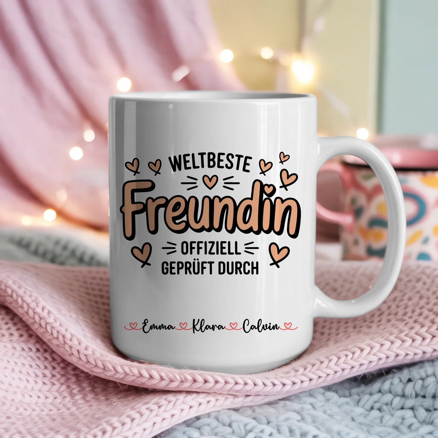 Beste Freundinnen Tasse personalisiertes Geschenk für die beste Freundin 4