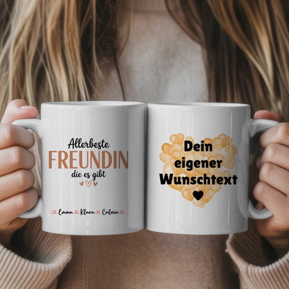Beste Freundin Tasse Personalisiert Geschenk mit Wunschtext Freundschaft Tasse individuell 1