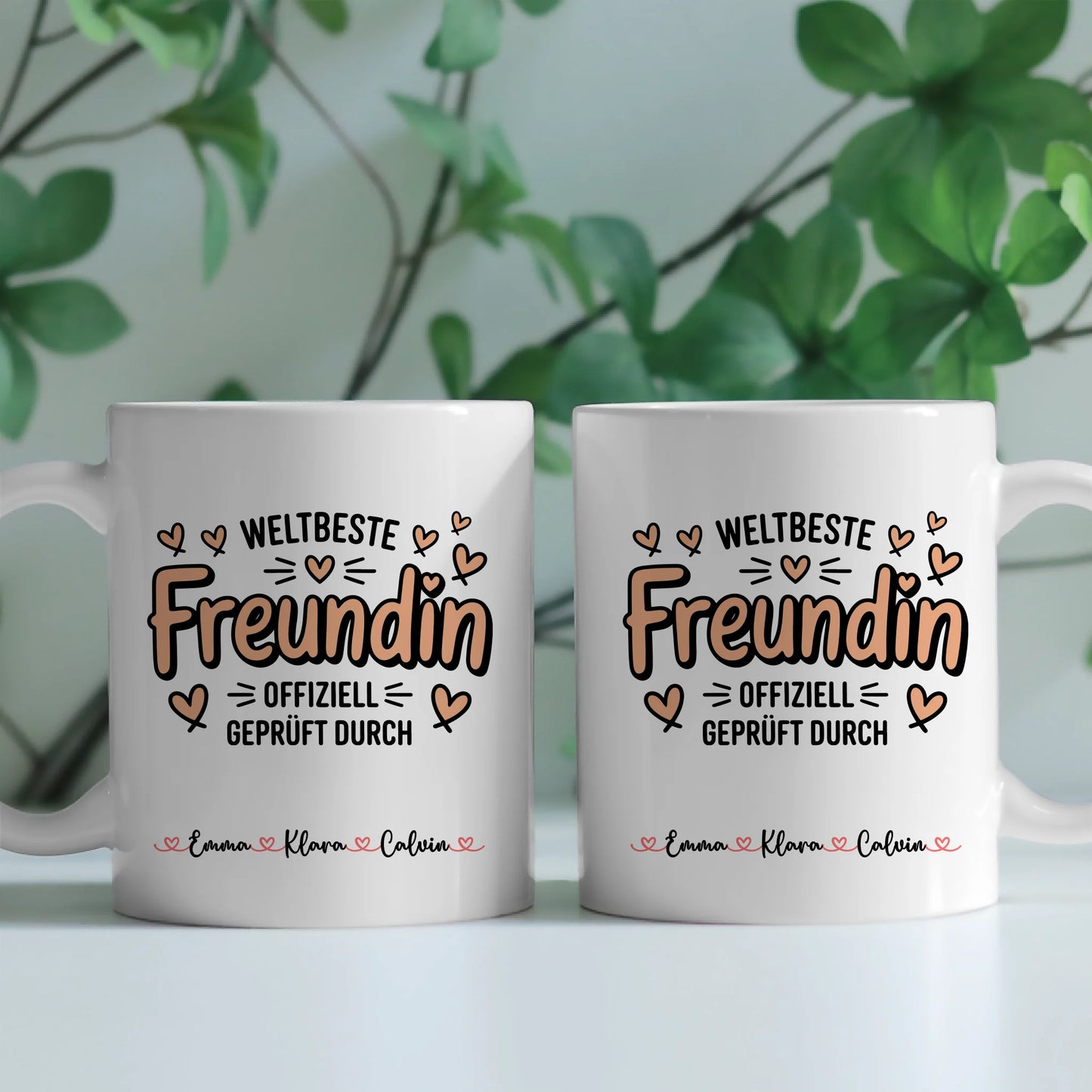 Beste Freundinnen Tasse personalisiertes Geschenk für die beste Freundin 2