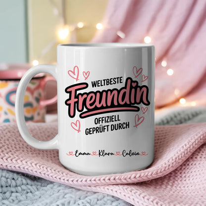 Tasse Freundschaft Personalisiert Fotocollage Geschenk Beste Freundin 3